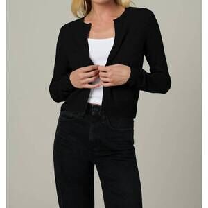 NEW JOE'S JEANS dani cashmere cardigan in black